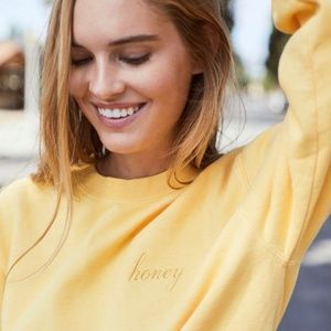 Brandy Melville Erica Honey Sweatshirt